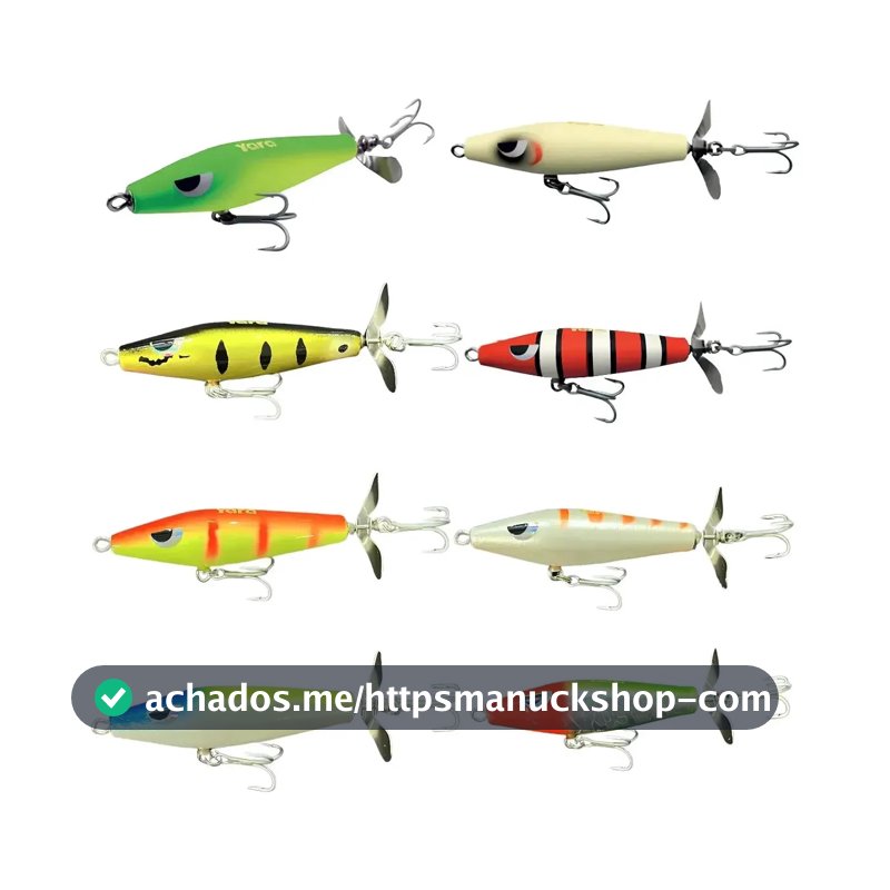 Isca Artificial Yara Devassa 9cm 17g Hélice Eduardo Monteiro 61- Hot Tiger