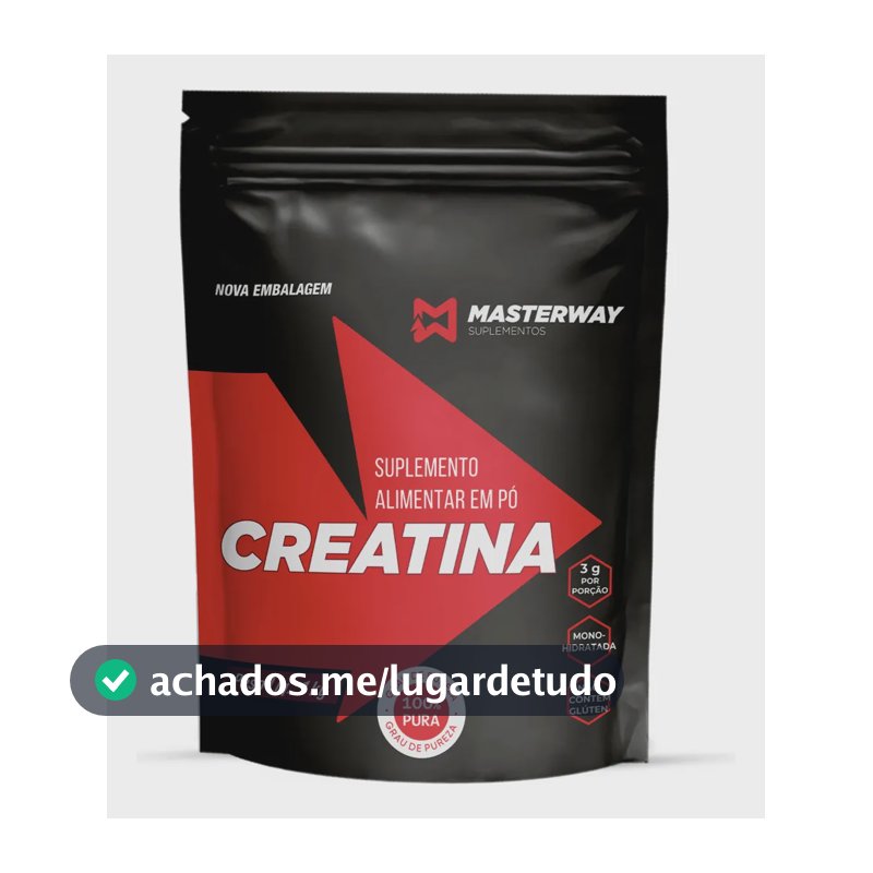 Creatina Monohidratada 1kg Masterway Suplementos Natural