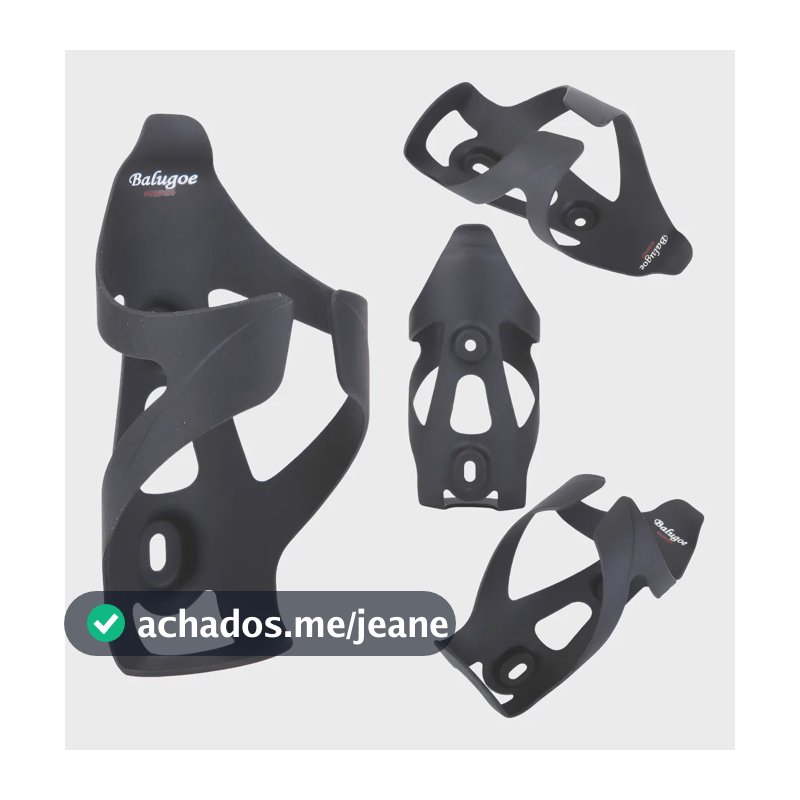 Suporte De Caramanhola Carbono + Nylon Mtb Speed Tt Preto