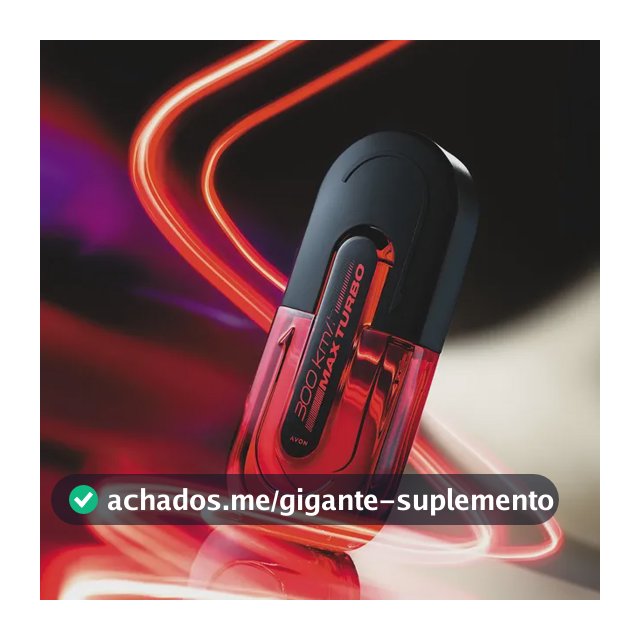 Deo Colônia Avon 300Km/H Max Turbo 100ml