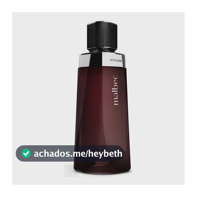 Malbec Tradicional O Boticário Desodorante Colônia Perfume Masculino Original 100ml