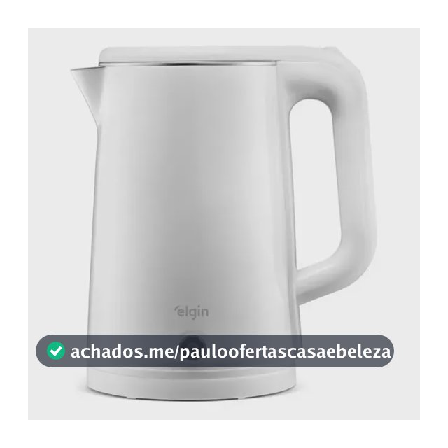 Chaleira Elétrica Elgin Slim Branca 110v 1,8 Litros 1.200w Branco