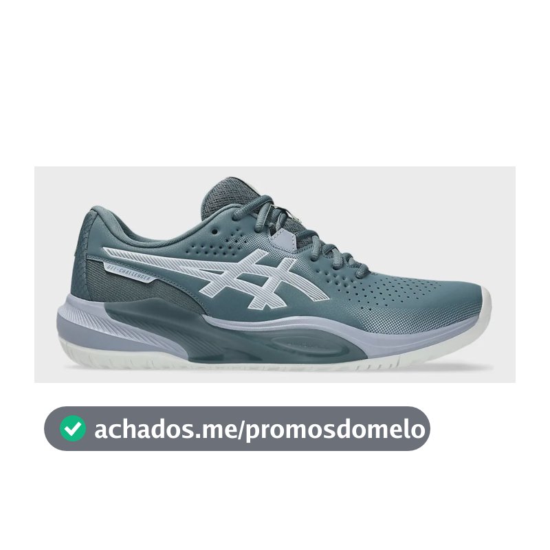 Tênis Asics Gel Challenger 15 - All Court - Cinza Azulado Cinza 43