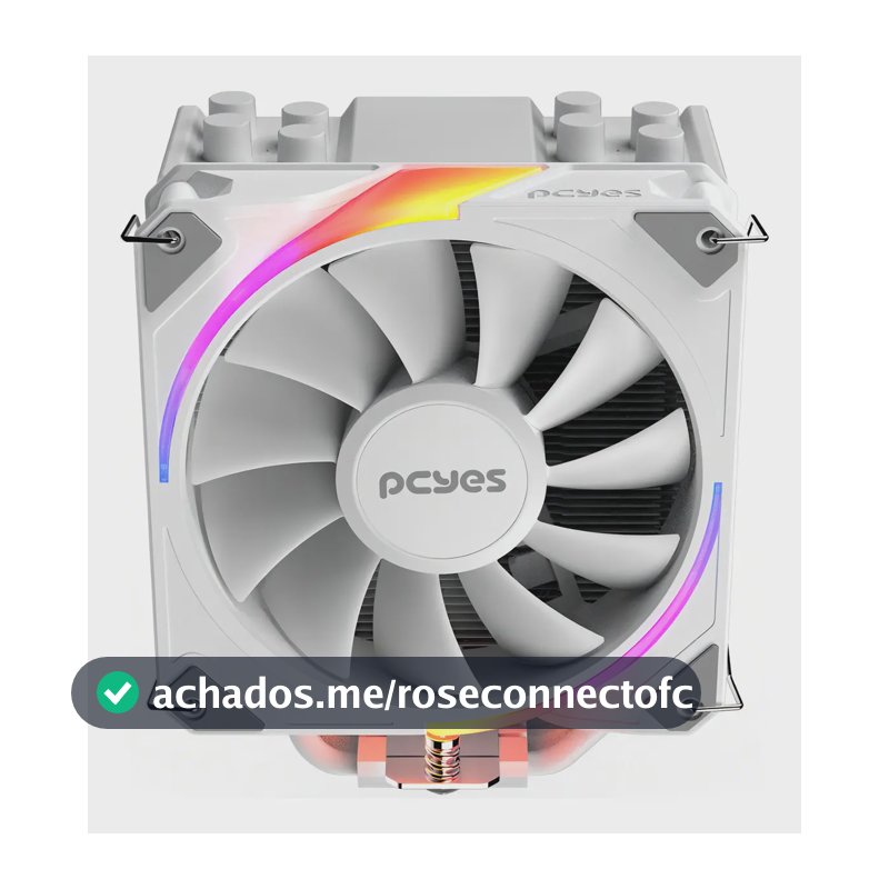 Pcyes Frost Pulse Argb Cooler Para Processador White Ghost