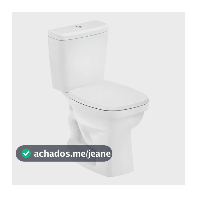 Kit Bacia Celite Com Caixa Acoplada Completo Like Branco Branco
