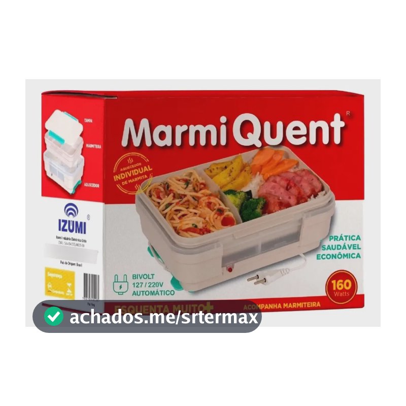 Marmiteira Elétrica Izumi Marmi Quent Bivolt 1.2L Aquecimento a Vapor
