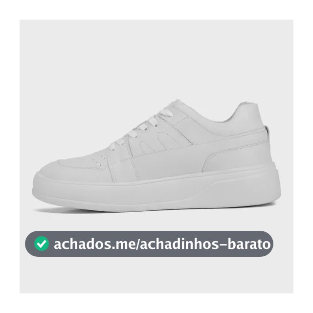 Tenis Plataforma Druon Branco (+6cm De Altura)