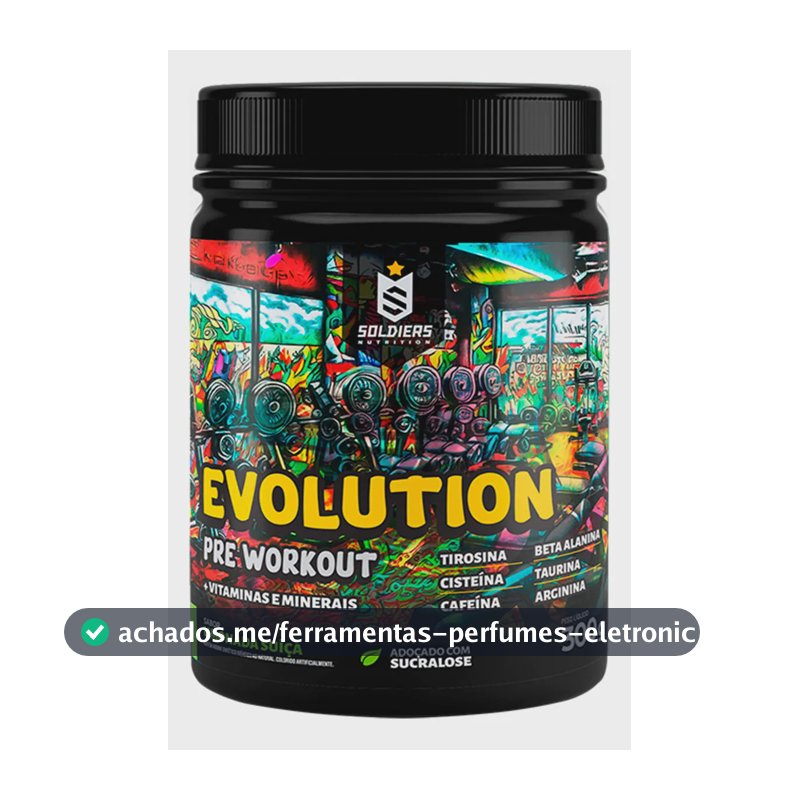 Suplemento Soldiers Nutrition Evolution en pó sabor limonada suíça x 300g