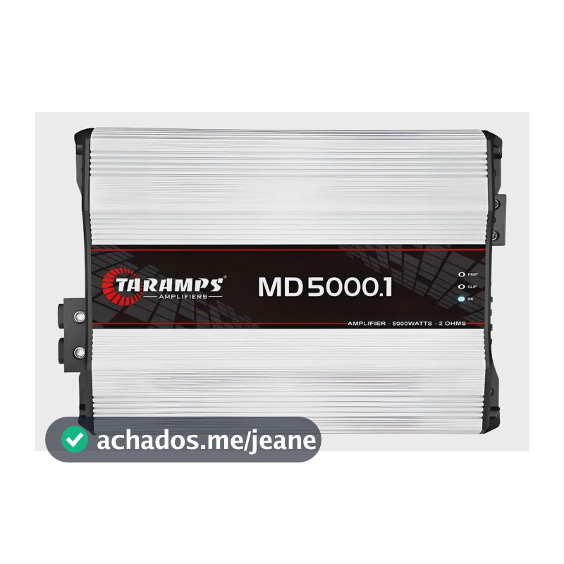 Modulo Taramps Md 5000 2 Ohms 5000w Amplificador 5000 Som A Branco