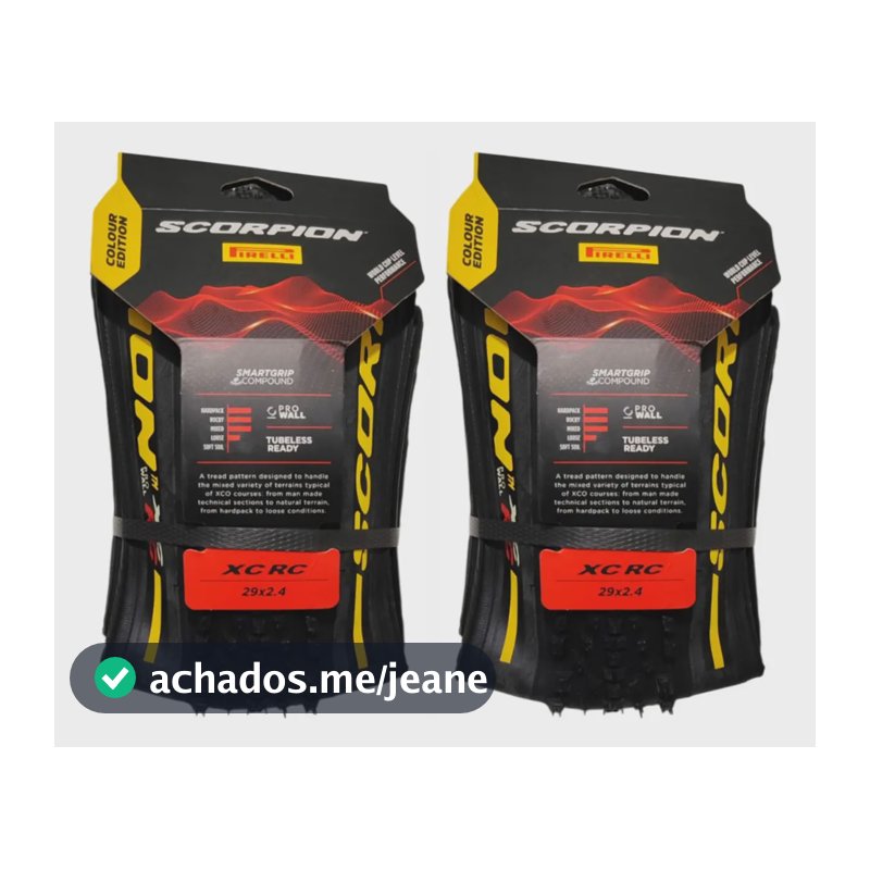 Par Pneu Pirelli 29 X 2.40 Scorpion Xc Rc World Cup Tubeless