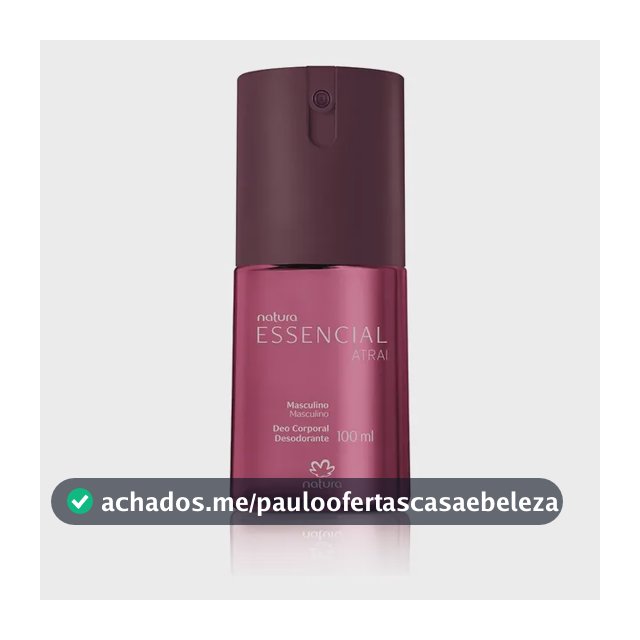 Corporal Natura Essencial Atrai Masculino 100ml