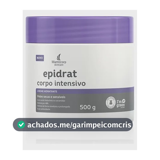 Creme Hidratante Epidrat Corpo Intensivo 500g