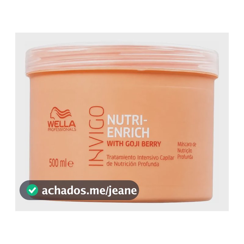 Wella Professionals Invigo Nutri-enrich  Máscara 500ml
