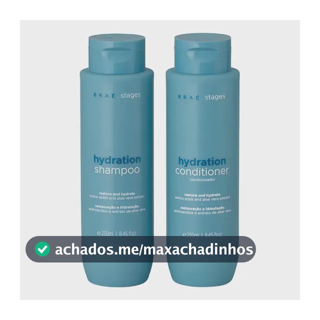 Kit Hidratação Braé Stages Shampoo + Condicionador Hydration