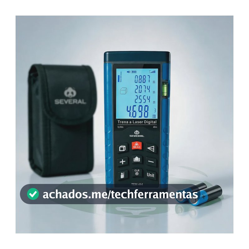 Trena A Laser Several Importados Medidor Digital Portátil Com Display lcd Iluminado e Funções Avançadas Para Medição Rápida e Precisa