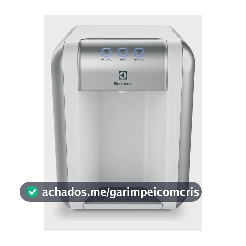 Purificador Electrolux Eletrônico Compacto Efficient Painel Digital Bivolt Branco PE11B Bivolt