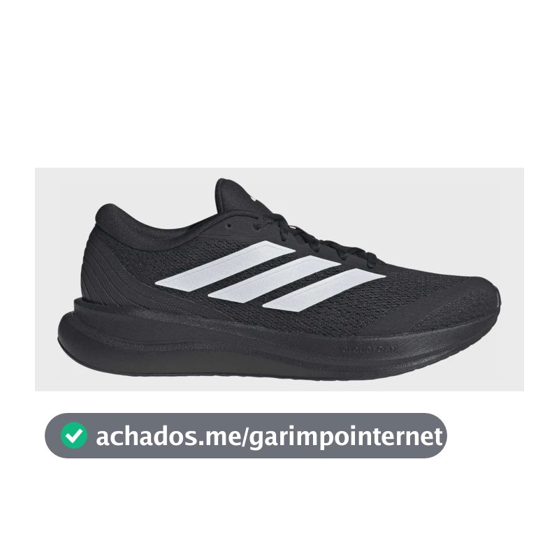 Tênis De Corrida Masculino Runfalcon 6 Cloudfoam adidas Preto Liso 40 Br