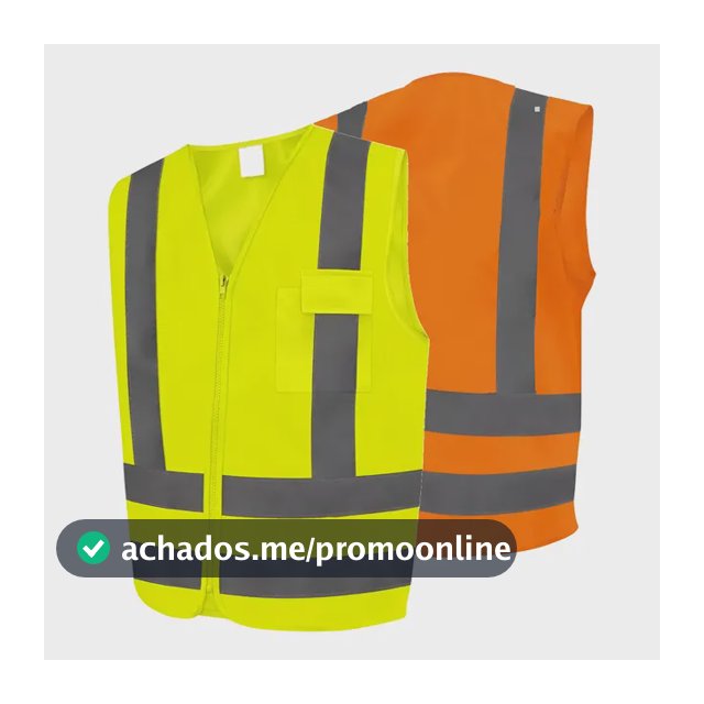 Colete Refletivo Reflexivo Fluorescente Epi Transito Oferta