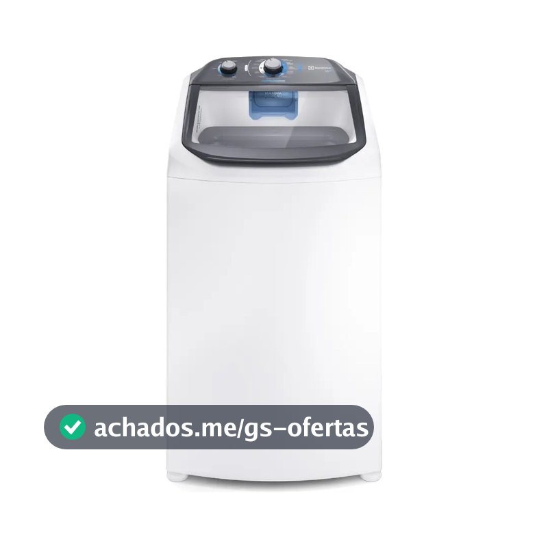 Máquina de Lavar Electrolux 13kg Cesto Inox LDA13 Branco