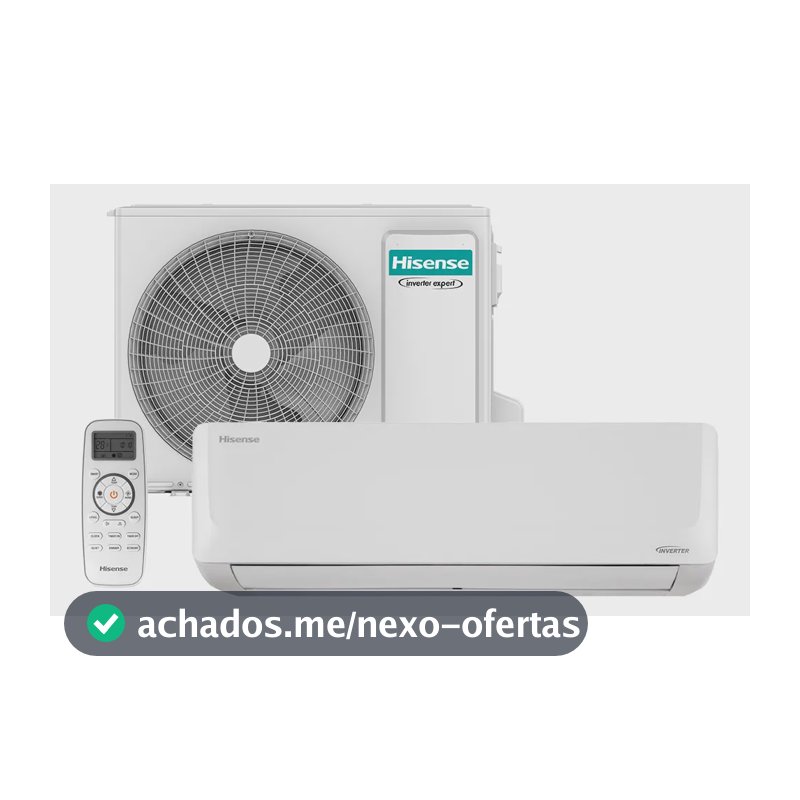 Ar Condicionado Split Hi Wall Inverter Hisense Wi-fi 12000 B Cor Branco