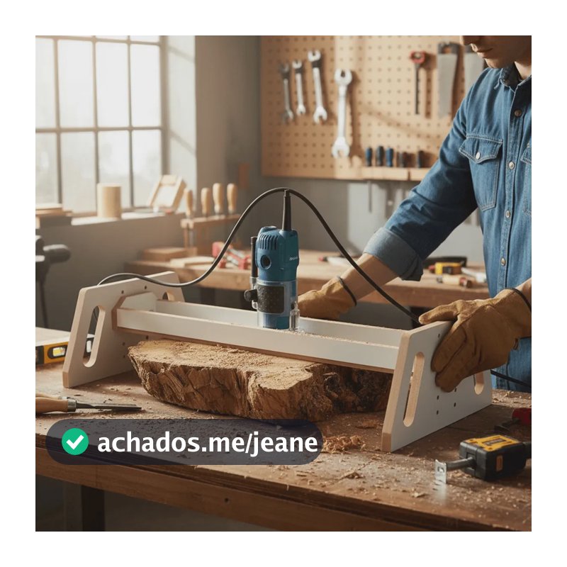 Gabarito de Nivelamento De Madeiras Wood-mi Para Tupia Laminadora Base Quadrada