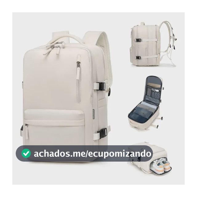 Mochila Viagem Impermeavel Executiva Grande Para Notebook