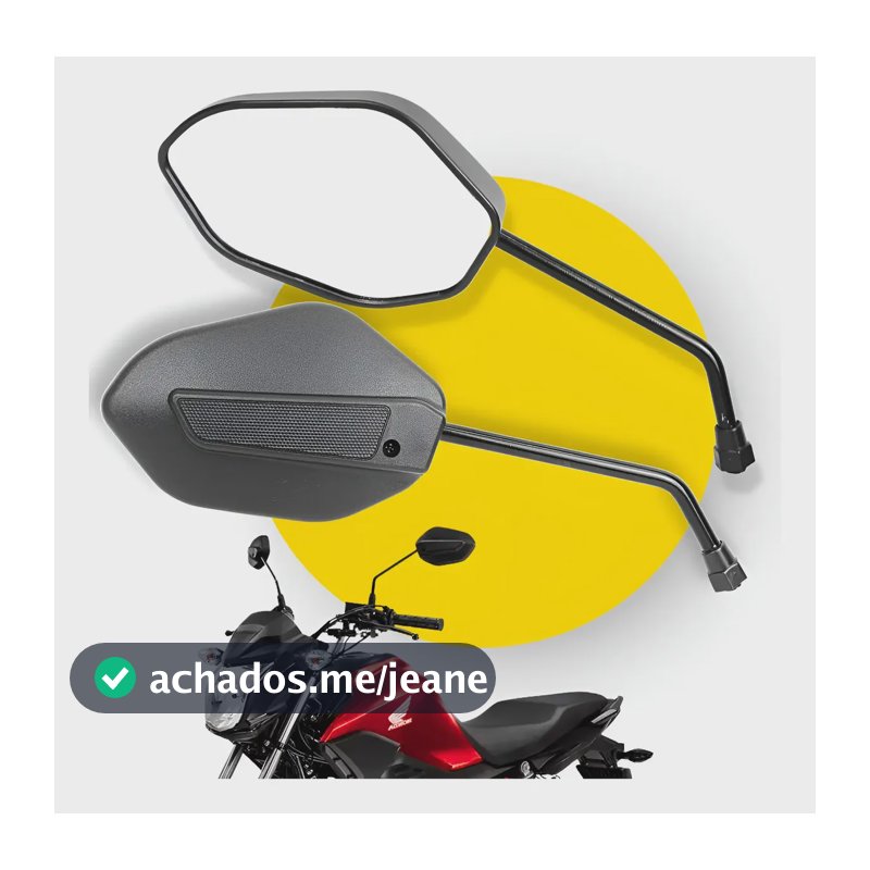 Par Retrovisor Moto Honda Cg Titan Fan Start 125 150 160