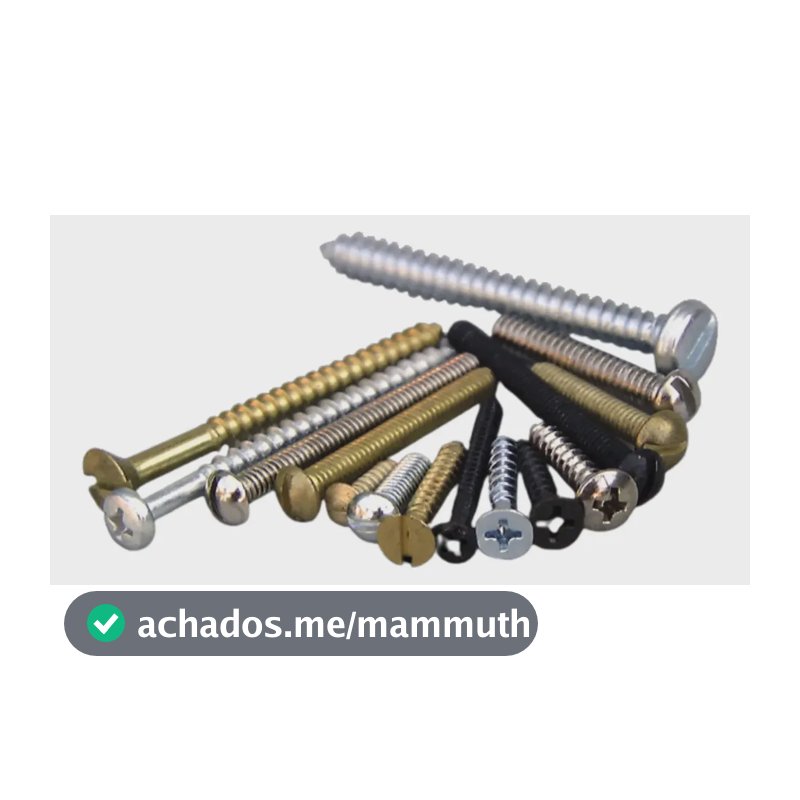 Kit Assistência Montagem Parafuso Móveis Mdf Sem Chave Fenda