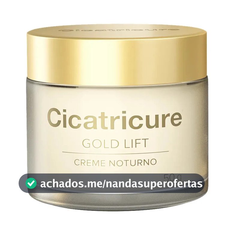 Creme Facial Gold Lift Noturno Reduz Rugas Cicatricure 50g