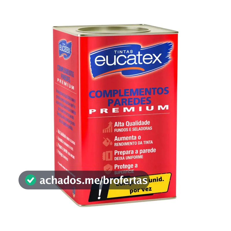 Selador Acrílico Branco Para Parede Gesso Reboco Eucatex Acabamento Fosco