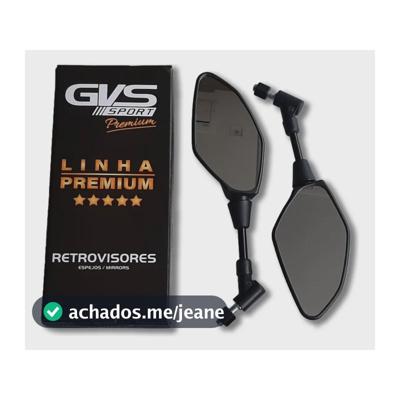 Retrovisor Gvs Mt 03 07 09 Giro 360° Yamaha Lente Convexa