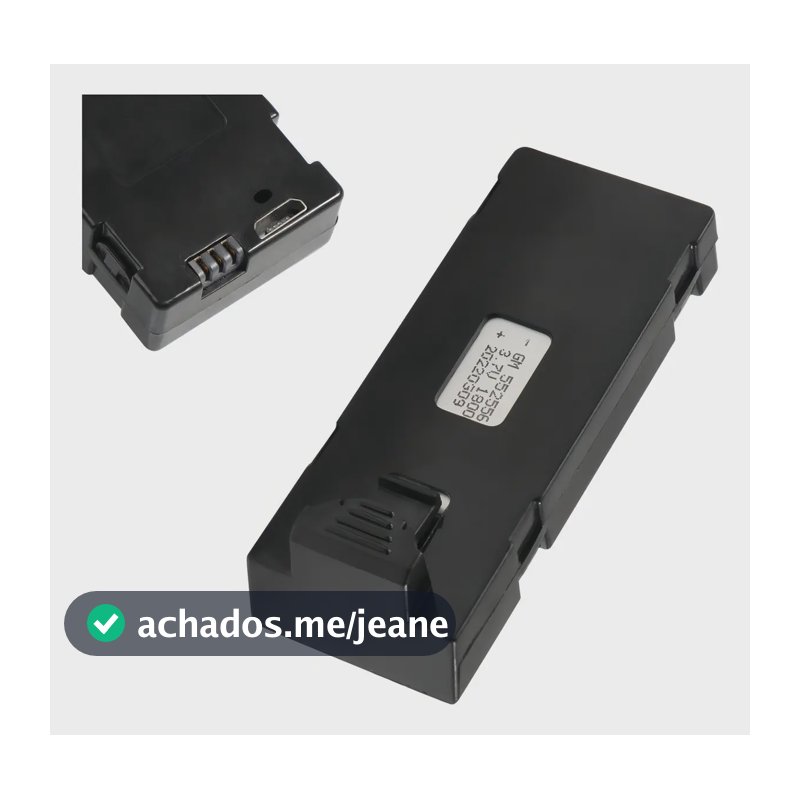 Bateria 1800mAh Drone E88 Pro E99 E525 E88max E99top 20min Voo