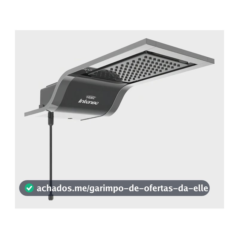 Ducha Eletrônica Intense Fame 5400w Preta E Inox Cor Preto Potência