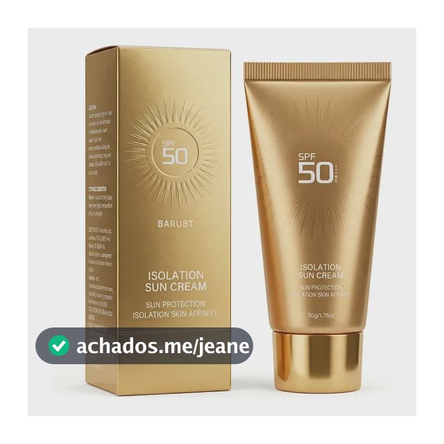Protetor Solar Em Creme Fps 50 50 G