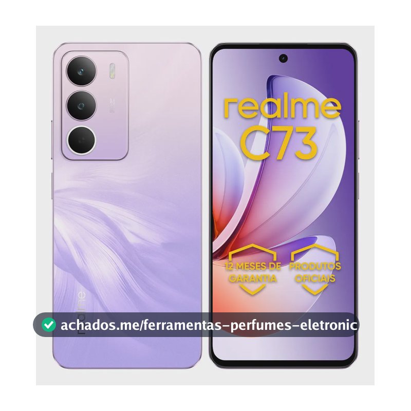 Celular Smartphone Realme C73 128gb 4gb Ram Dual Sim 120hz 6000mAh Violeta