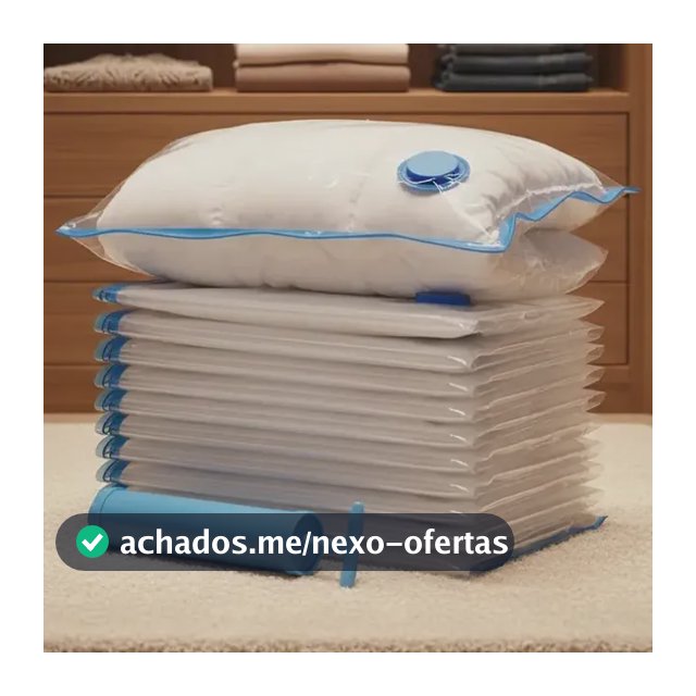 Kit 10 Sacos Organizador A Vácuo 50x60 Viagem Roupa + Bomba