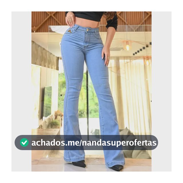 Calça Country Feminina Cowgirl Rodeio Jeans Feminino Lycra