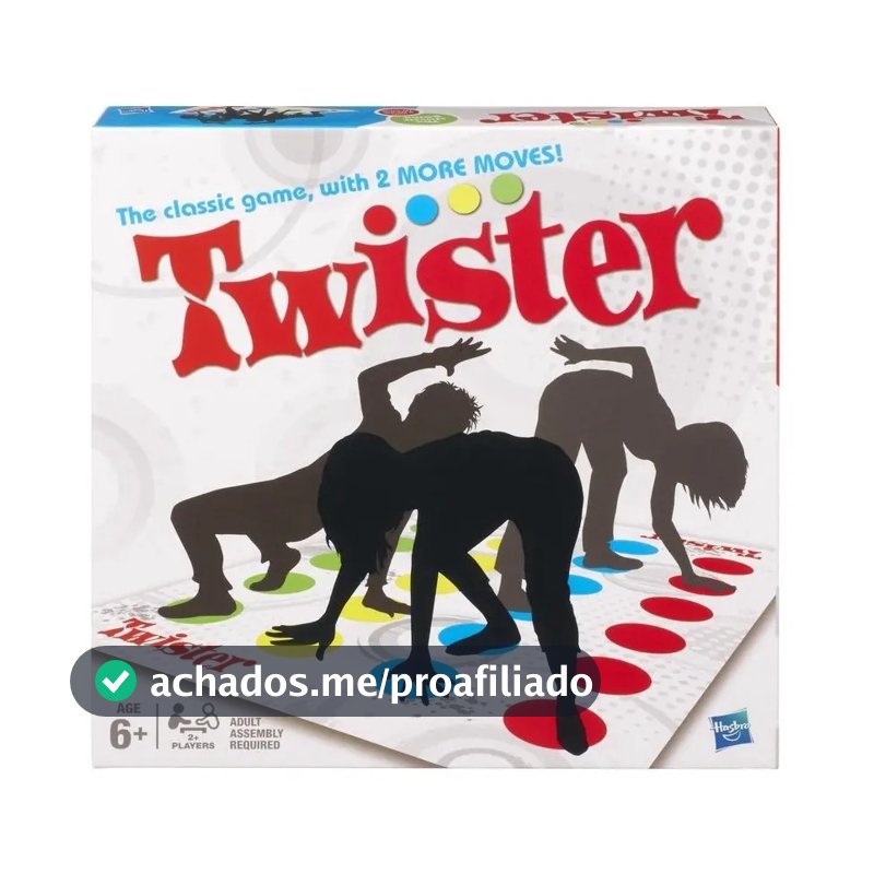 Jogo de Festas, Twister - Movimentos Inovadores, Jogo de Equilíbrio, 2 Jogadores ou Mais - A partir de 6 Anos
