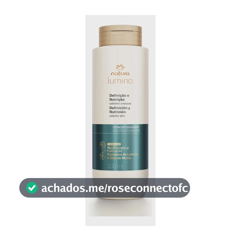 Condicionador Nutritivo Para Cabelos Crespo Lumina