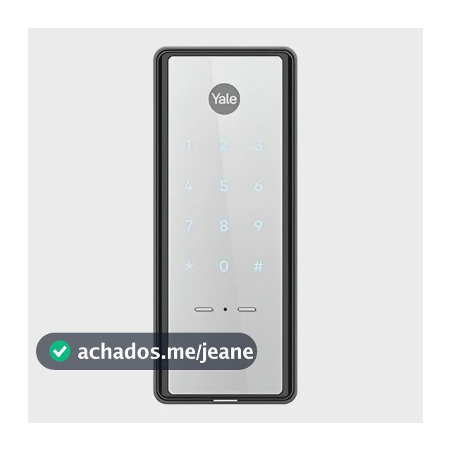 Fechadura Digital Yale Reflecta Sobrepor Espelhada Senha Ip55 Externa Resistente Chuva Sol Espelhado