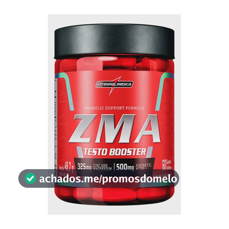 Multivitamínico ZMA 60 cápsulas - Zinco, Magnésio e Vitamina B6 - Equilíbrio e Imunidade - Integralmedica