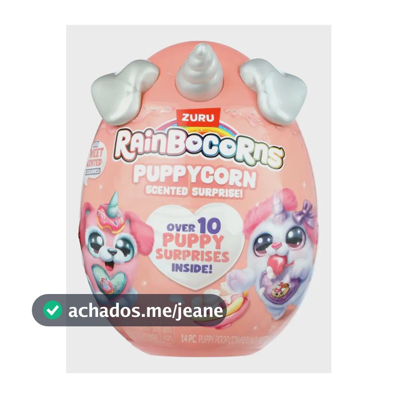 Rainbocorns Puppycorn Scented Surprise Zuru Cor Rosa E Roxo