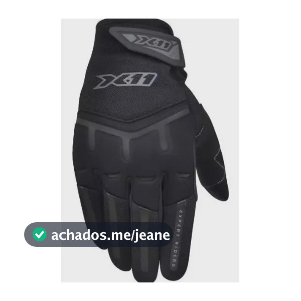 Luva Moto Fit X Função Touch Screen Motociclista X11 Cor Preto Tamanho G