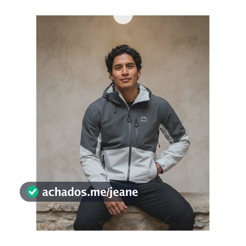 Kailash Andes Pro Jaqueta Anorak Masculino Chumbo G Logo
