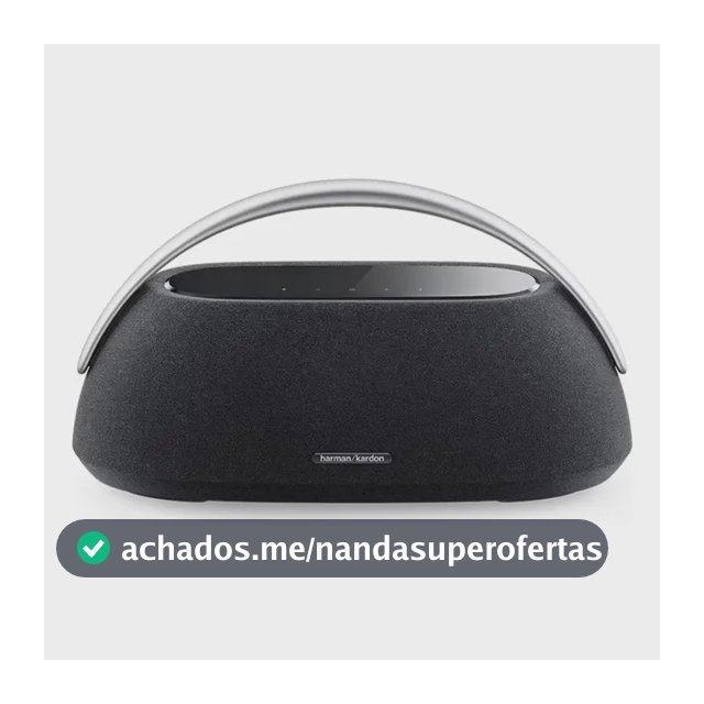 Caixa de Som Portátil Bluetooth Harman Kardon Go Play 3 160W Preto