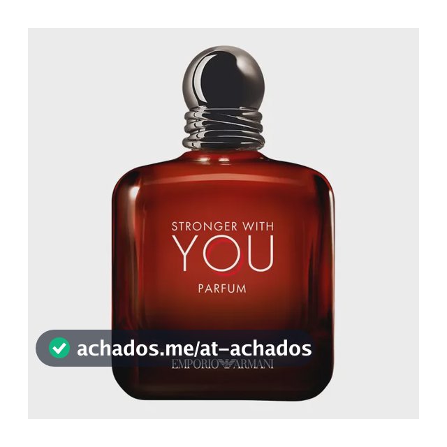Armani Beauty Perfume Masculino Stronger With You Parfum 100ml