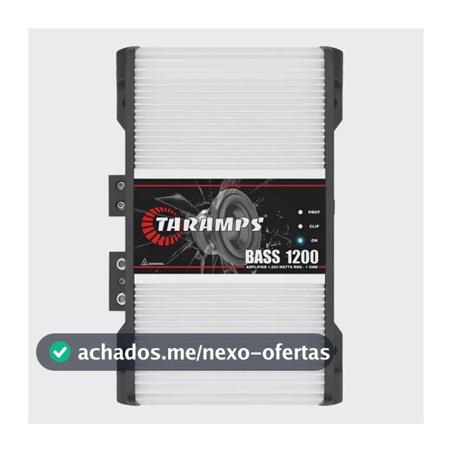 Modulo Amplificador Taramps Bass 1200 Digital Potencia 1200w
