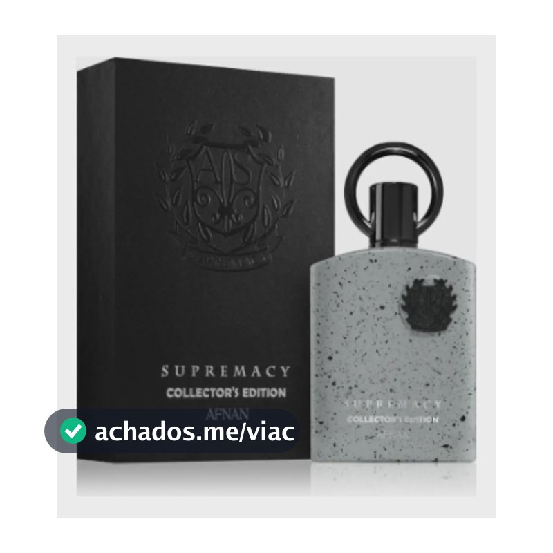 Supremacy Collector's Edition Afnan Perfume Árabe Eau De Parfum 100ml Masculino