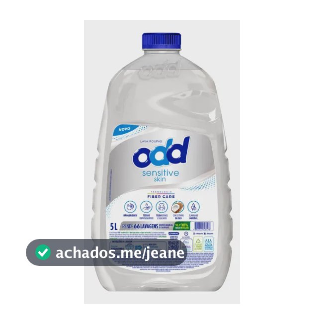 Lava Roupas Líquido Odd Coco Lavagem Completa - 5l