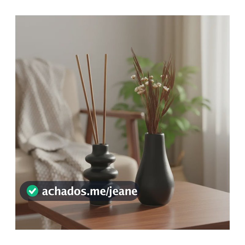Kit Vasos Arranjo Flores Aromatizador Ambientes Varetas